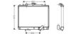 ASHUKI C557-03 Radiator, engine cooling